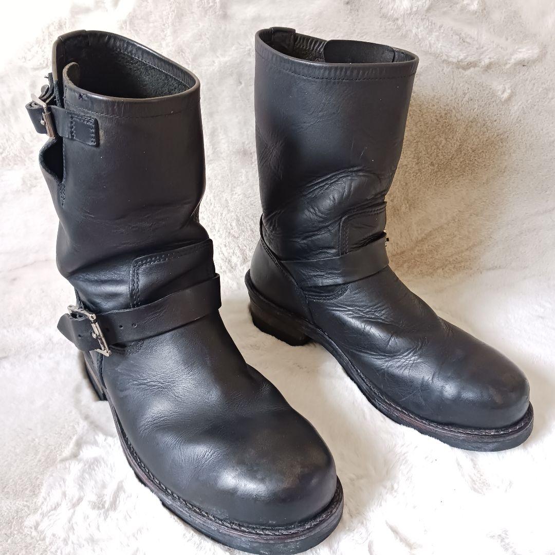 Hawkins　ホーキンス　エンジニアブーツ ショートブーツ　ブラック　26.5