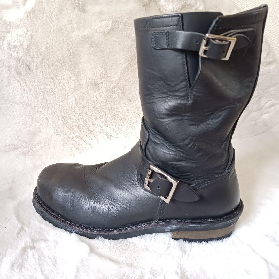 Hawkins　ホーキンス　エンジニアブーツ ショートブーツ　ブラック　26.5