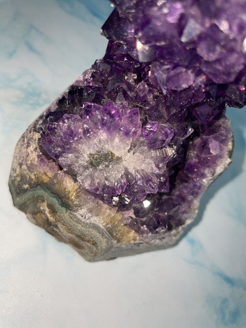 フラワーアメジスト ‎キラキラ お花 かわいい