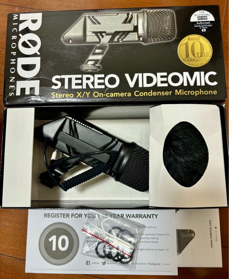 RODE Stereo VideoMic コンデンサーマイク SVM