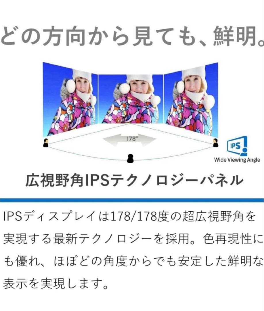 【新品未開封】PHILIPS モニターディスプレイ　23.8インチ