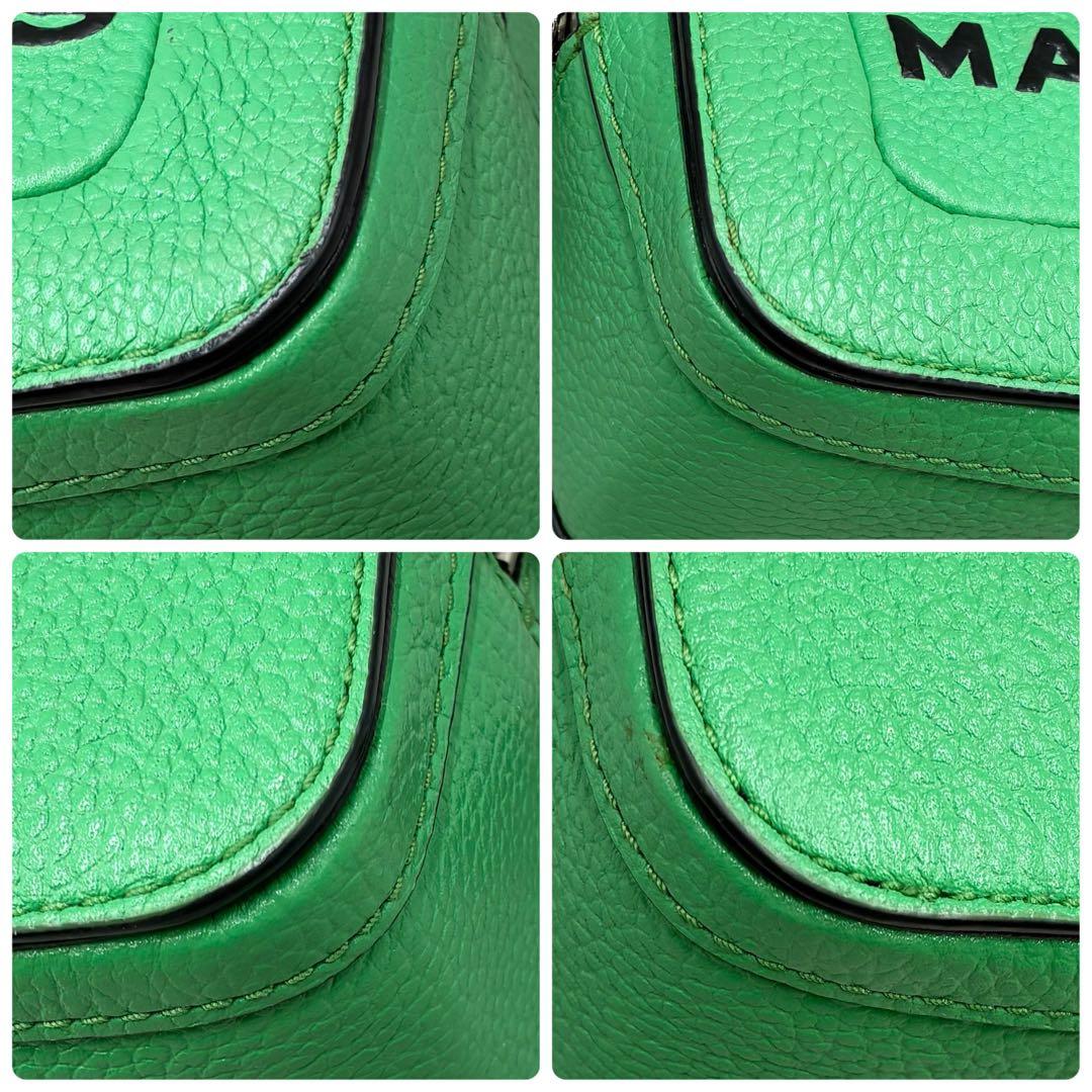 ✨稀少カラー✨美品✨マークジェイコブス　ショルダーバッグ 2way レザー　緑