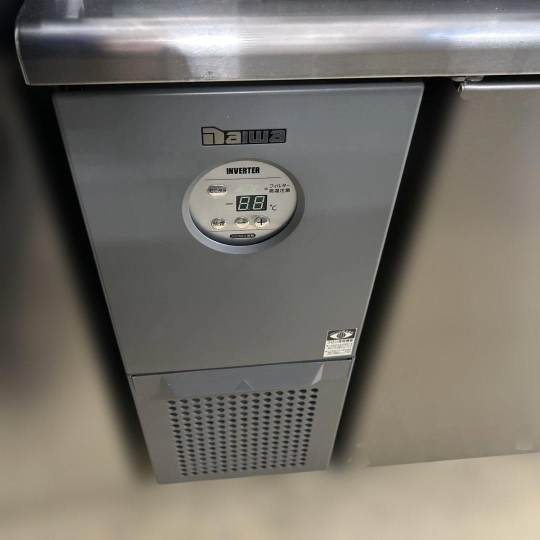 7094【程度良好】2021年製 ダイワ コールドテーブル冷蔵庫 337L