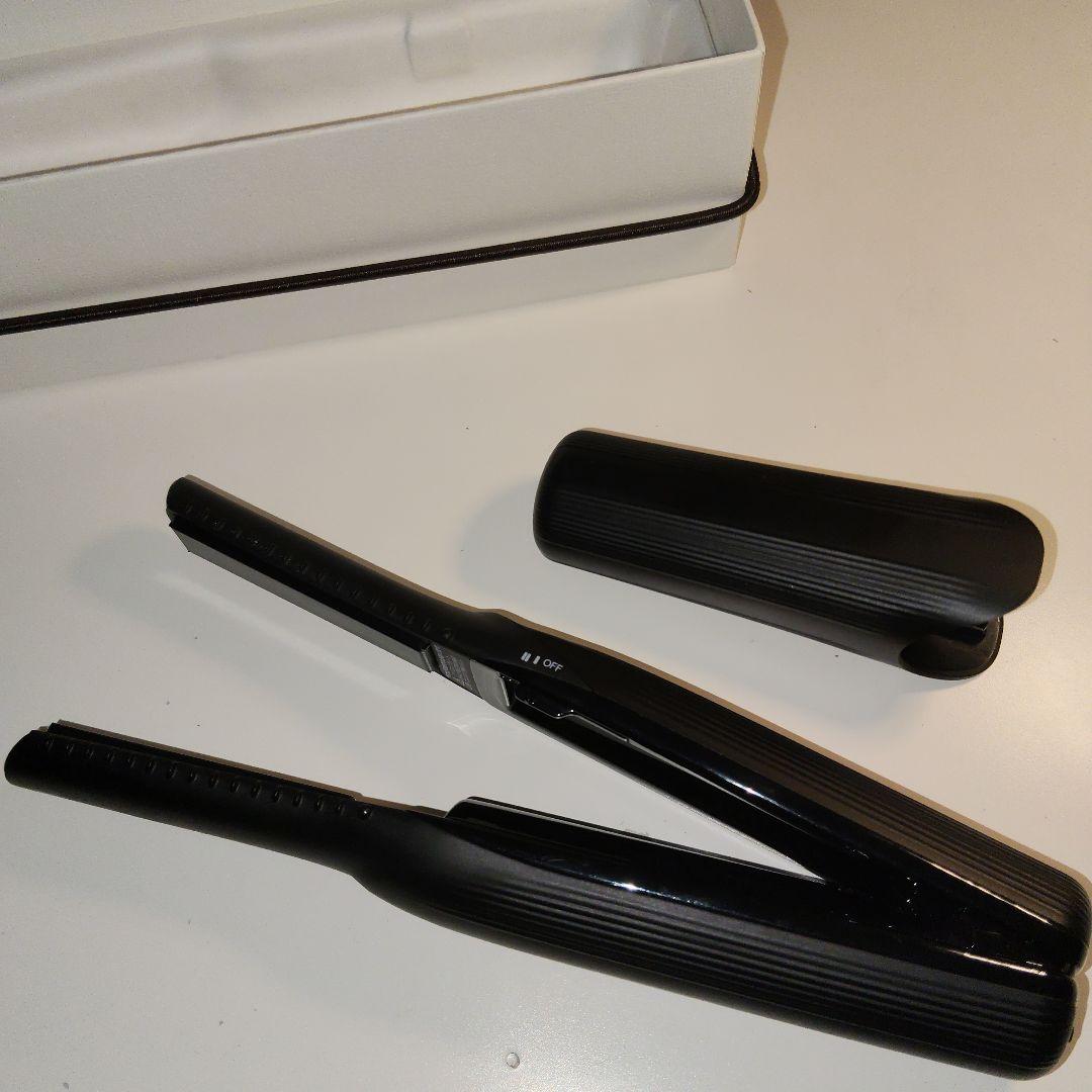 リファ フィンガーアイロン コードレス ブラック 黒 ミニアイロン ホルダー