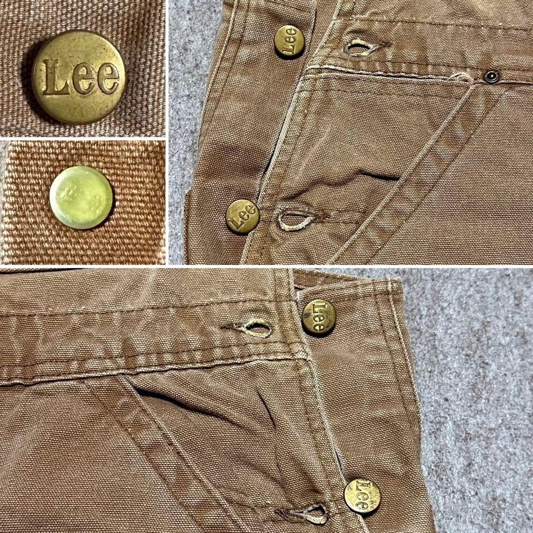 Lee オーバーオール ブラウンダック ダブルニー 山ポケ 60s 70s