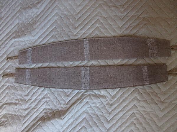 VEJASヴェジャス　unico 天然素材リネンカーテン　2枚　裏地つき