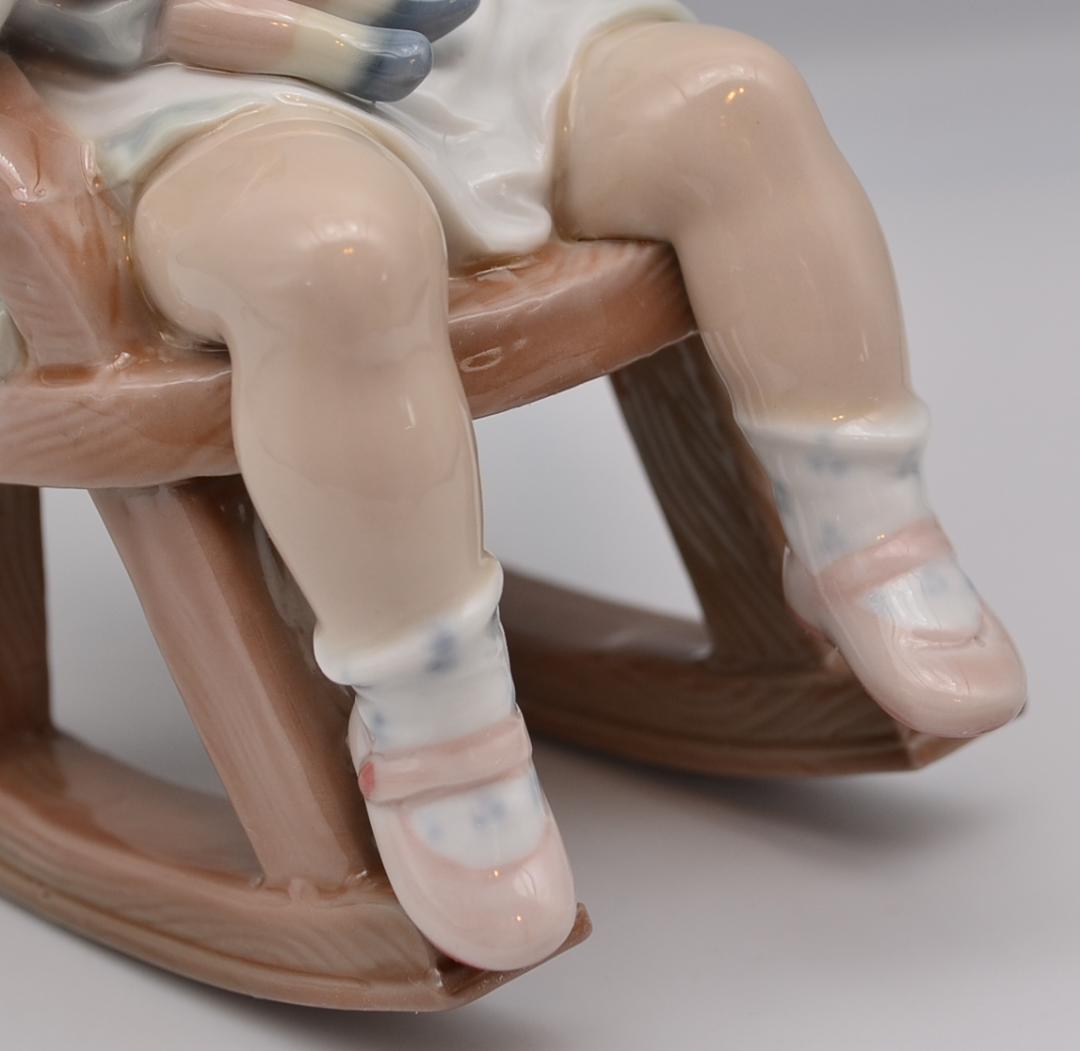 お昼寝／疲れちゃった　★リヤドロ　２体セット　スペイン　ポーセリン　光沢仕上げ