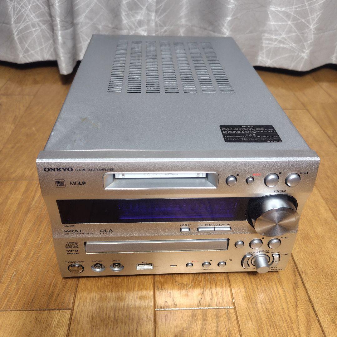 【動作品】ONKYO オンキョー　コンポ　木目 X-N7FX