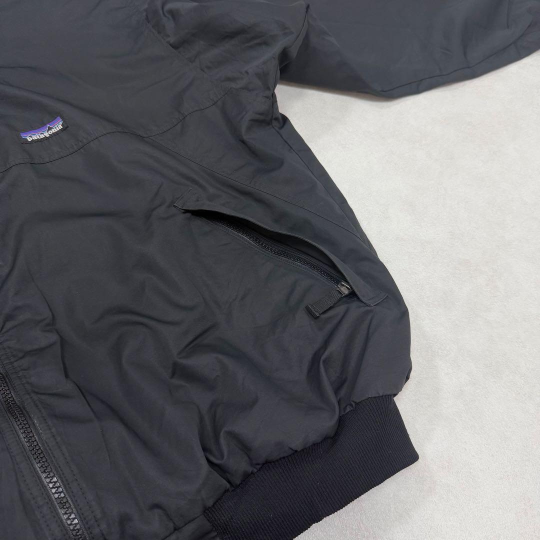古着 00s パタゴニア シェルドシンチラ ナイロン ジャケット ブラック 黒①