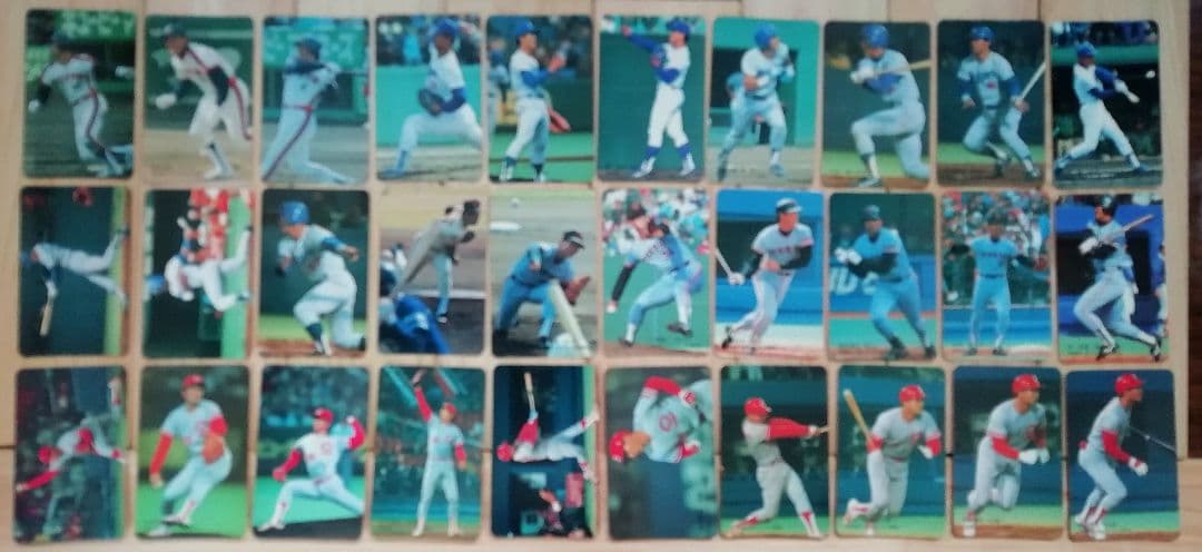 野球カード　89年　ロッテガム野球カード　123枚セット　コンプリート