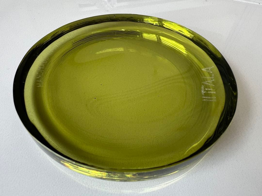  丸型ガラス小皿