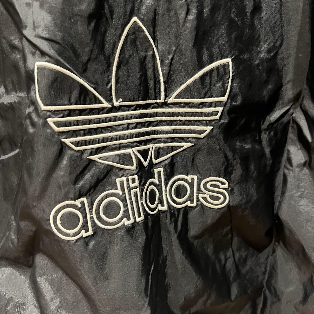こや‼️adidas 90's ブラック ナイロンセットアップ Lサイズ