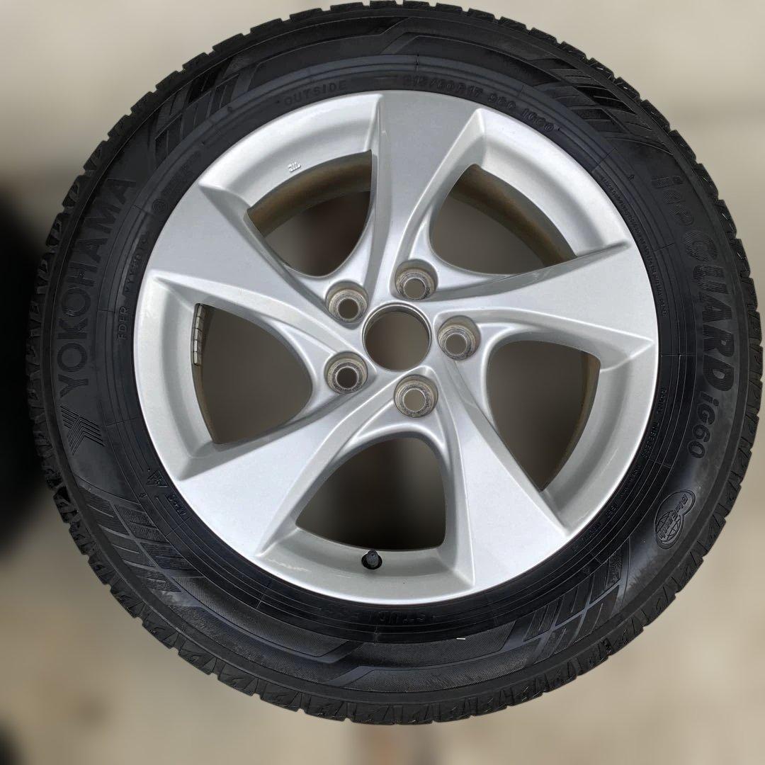 トヨタ純正アルミ付 215/60R17スタッドレスヨコハマIG60 C-HR