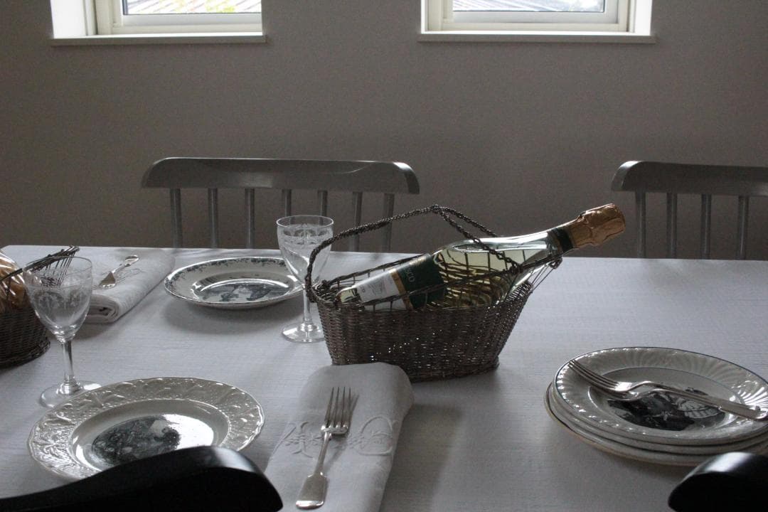 ワイヤーボトルパニエ・ワイヤーバスケット/アンティーク