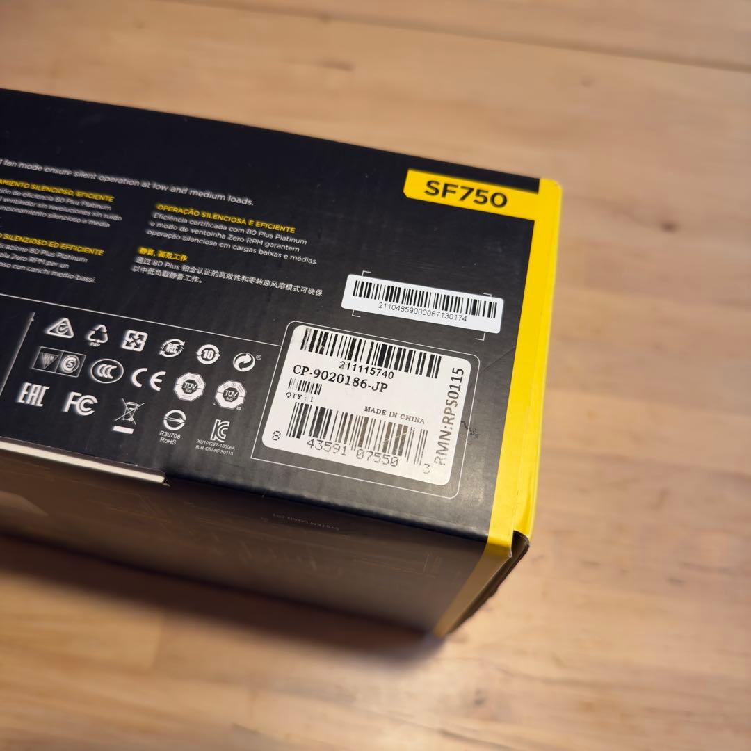 Corsair SF750 750W SFX電源ユニット 80+Platinum