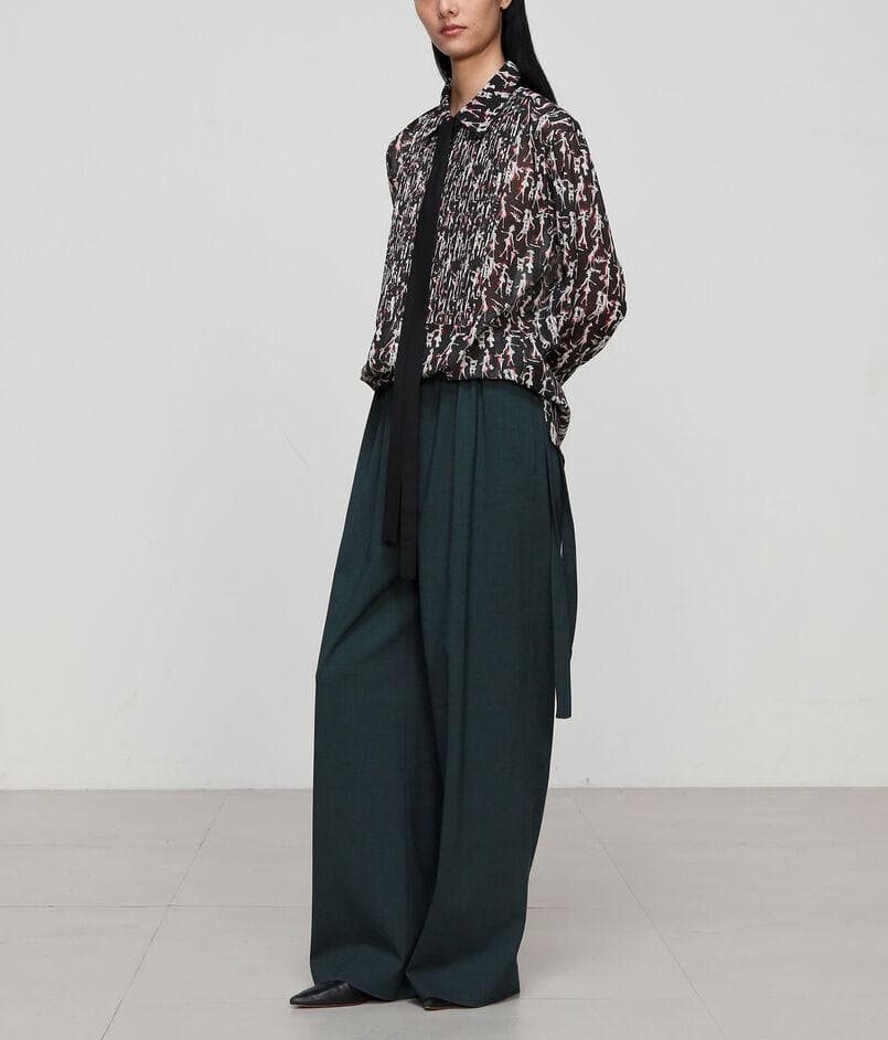 miho.k827 新品TOMORROWLAND .Bプリントシャツ