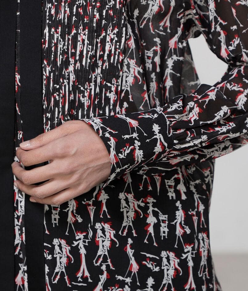 miho.k827 新品TOMORROWLAND .Bプリントシャツ