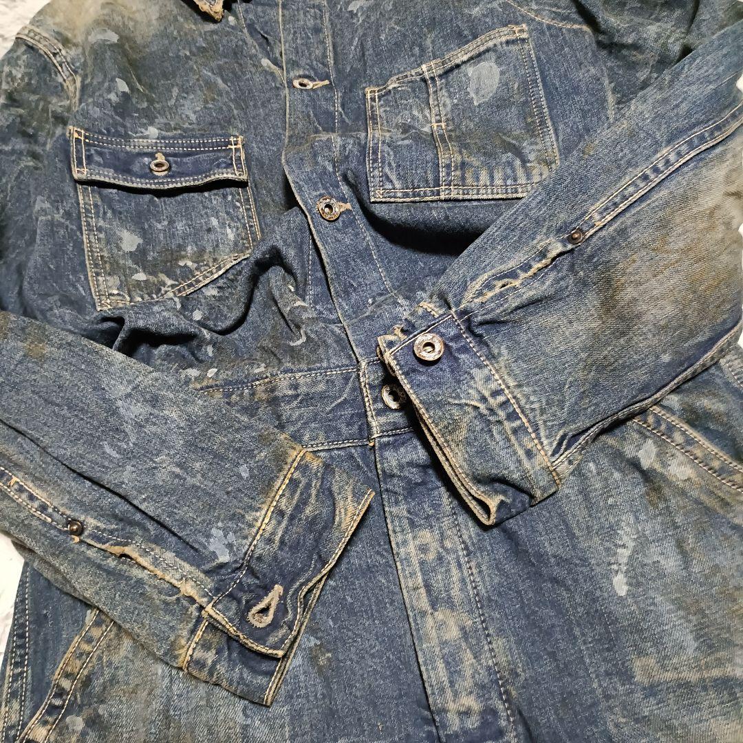 ジョンブル つなぎ デニムサロペット エンジニアオールインワン JOHNBULL