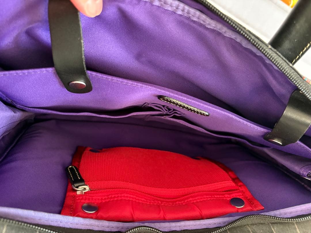 美品 Paul Smith 2wayビジネスバッグ ストライプ