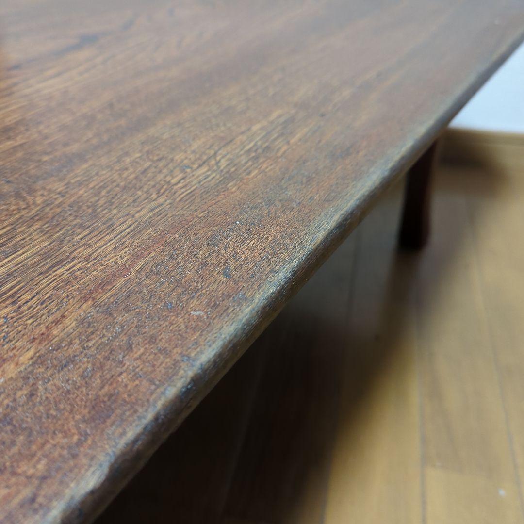 木製テーブル　無垢　古民家　昭和レトロ