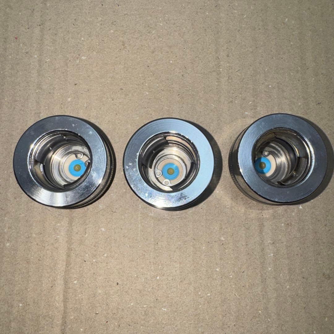 金属製シルバー蛇口 L字型散水用バルブ 3個セット［2261］