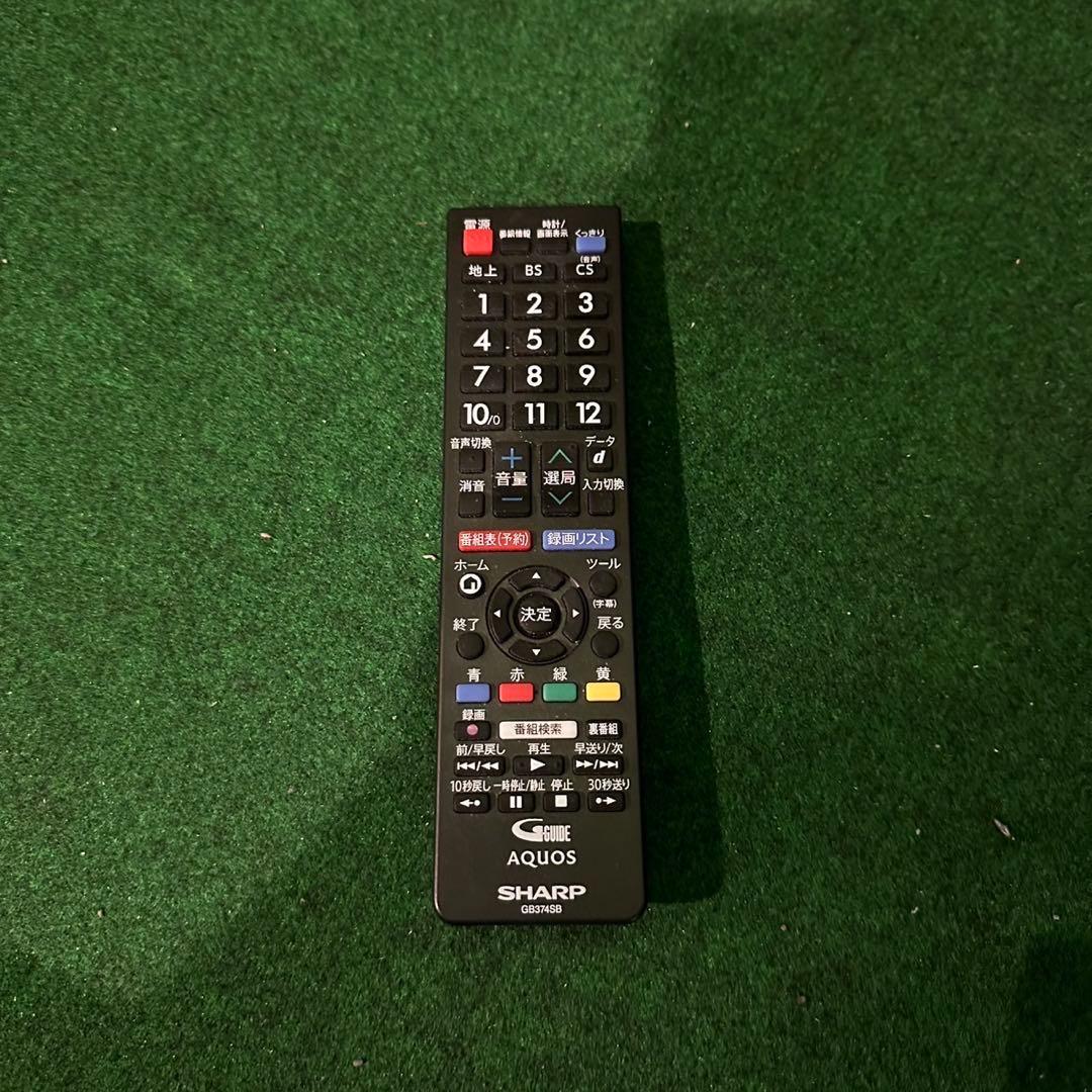 SHARP 液晶テレビ 2T-C19DE 19V型 リモコン付 家電 F017