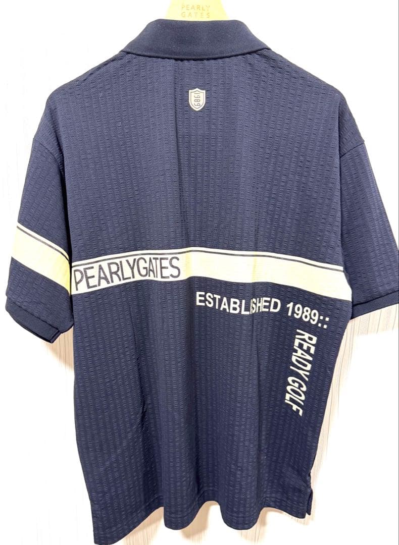 PEARLY GATES ネイビー ポロシャツ　未使用品