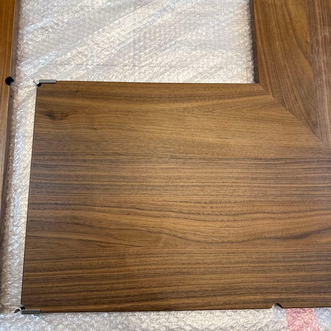 無印良品ステンレスユニットシェルフ・追加棚・コーナータイプ／WN材 幅８４ｃｍ