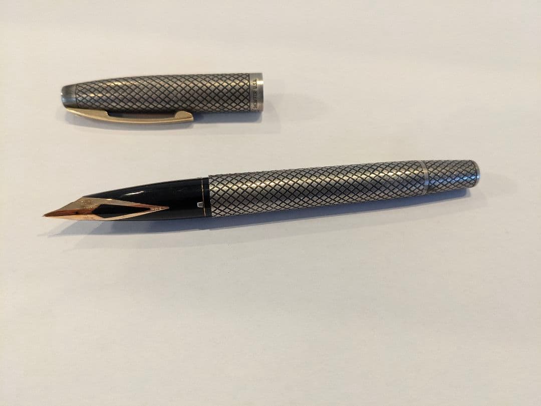 SHEAFFER シェーファー　万年筆　スターリングシルバー ペン先14K