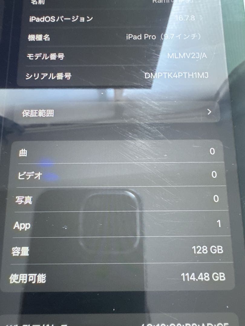 iPad Pro (第1世代) 128GB