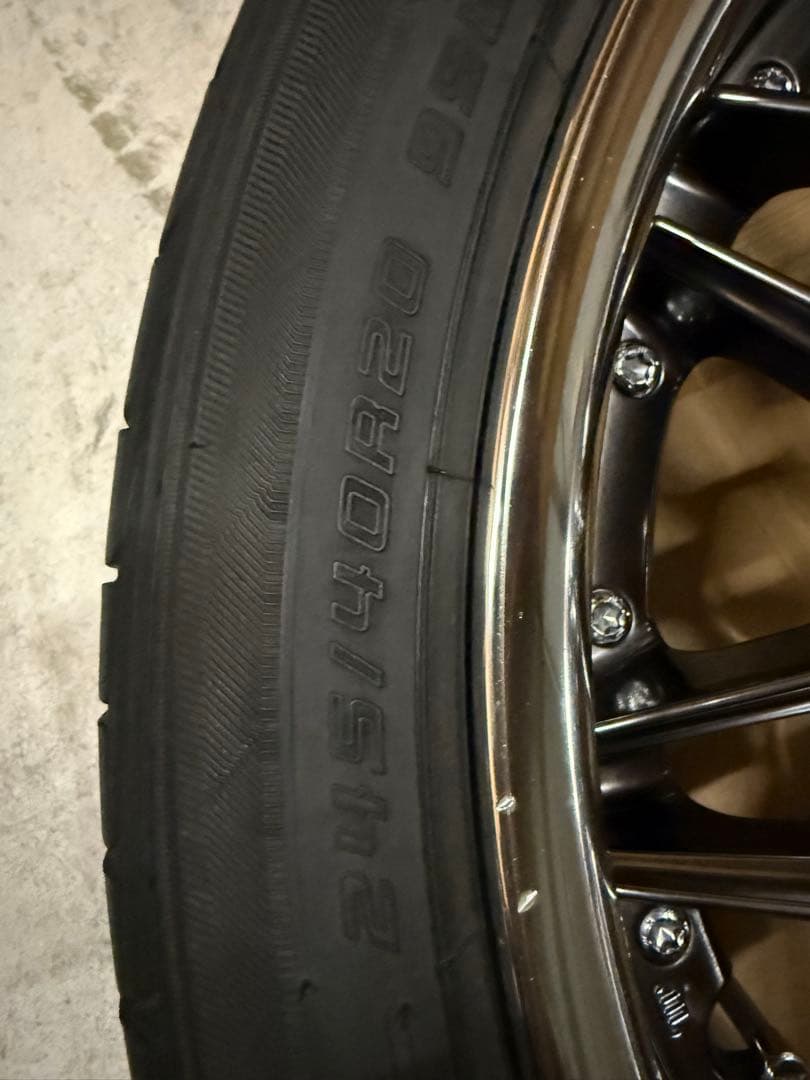 ワーク クヴェル20㌅ ダンロップルマンv245/40R20 4本セット