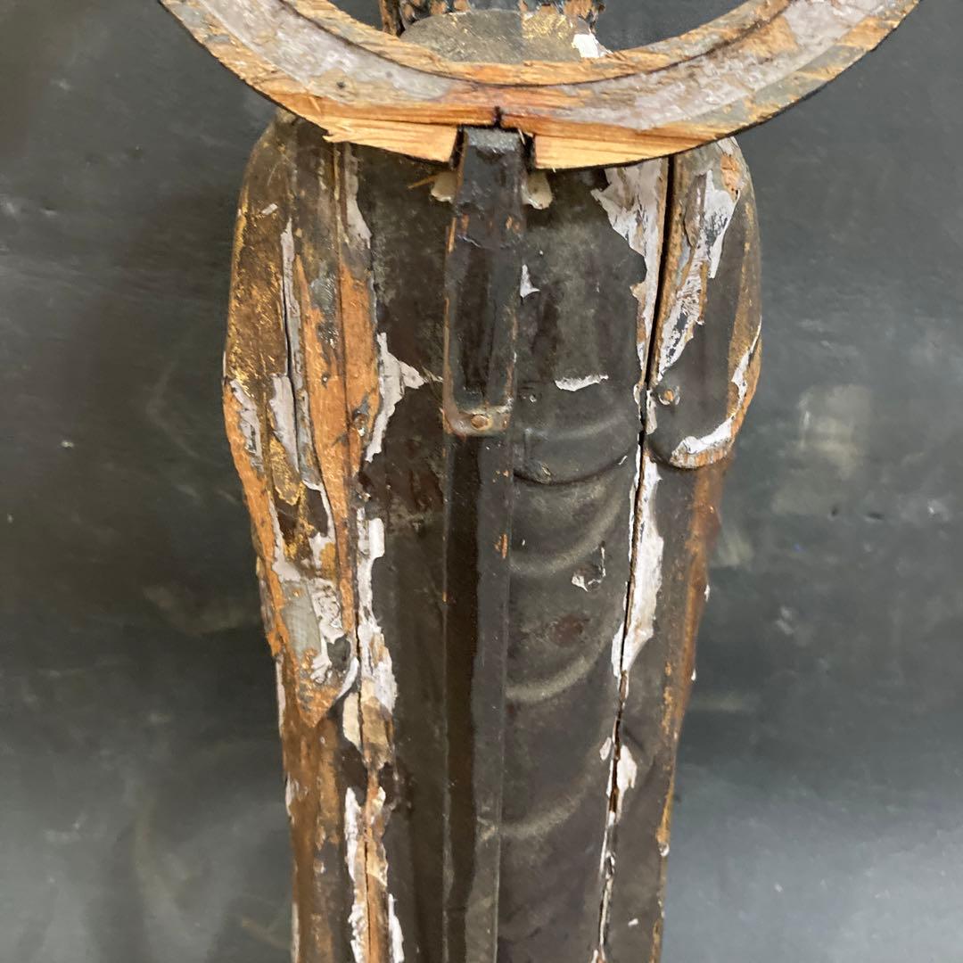 阿弥陀如来　室町時代　木製　木彫