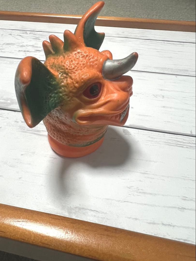 ピ*ん様 頭部のみ　昭和レトロ バラゴンソフビ ブルマァク