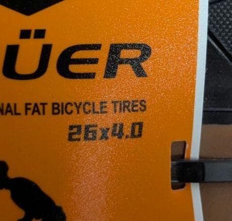 Jilüer 26×4.0 ファットバイク用 セミスリックタイヤ ペア