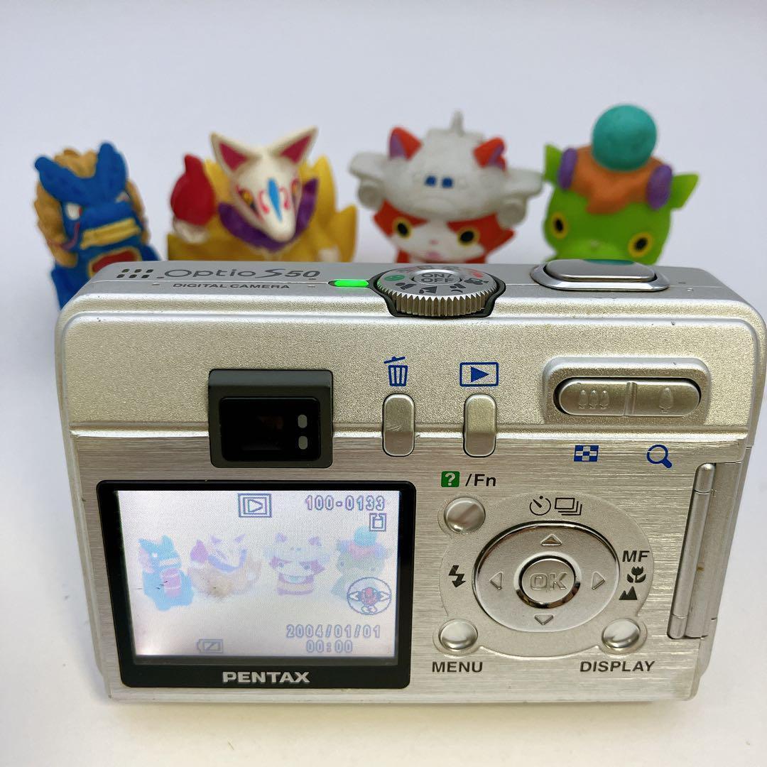 PENTAX Optio S50 デジカメ　動作確認済　単三電池　スマホ転送