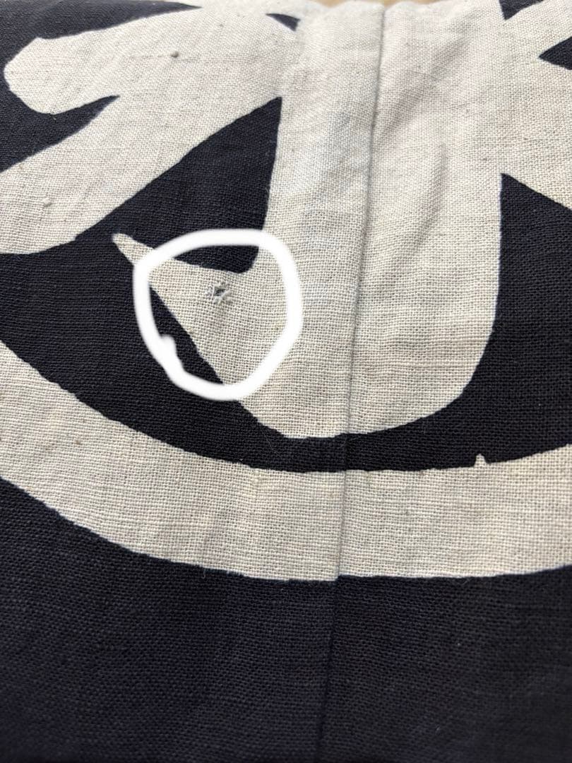 型染め　法被　リメイク　藍染　濃紺　半纏　民藝