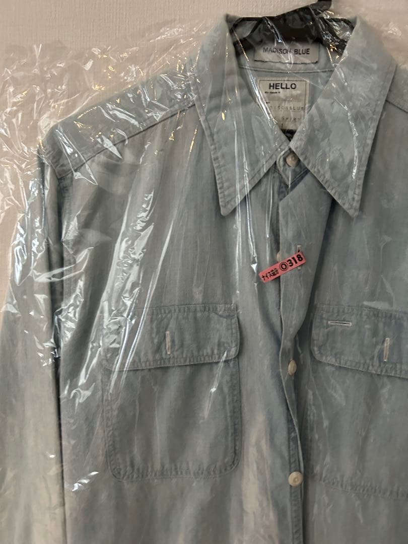 マディソンブルー シャンブレー　シャツ　ハンプトン　01