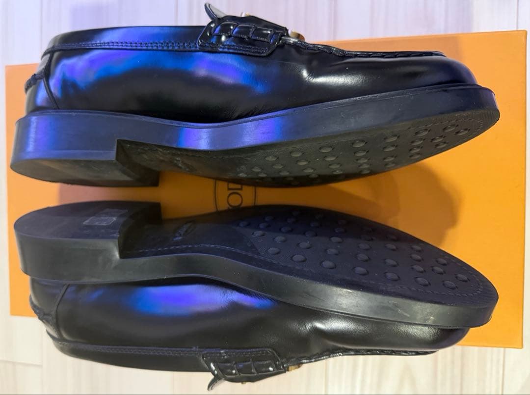 【美品】TODS トッズ　ケイト　ローファー　ブラック　37 1/2