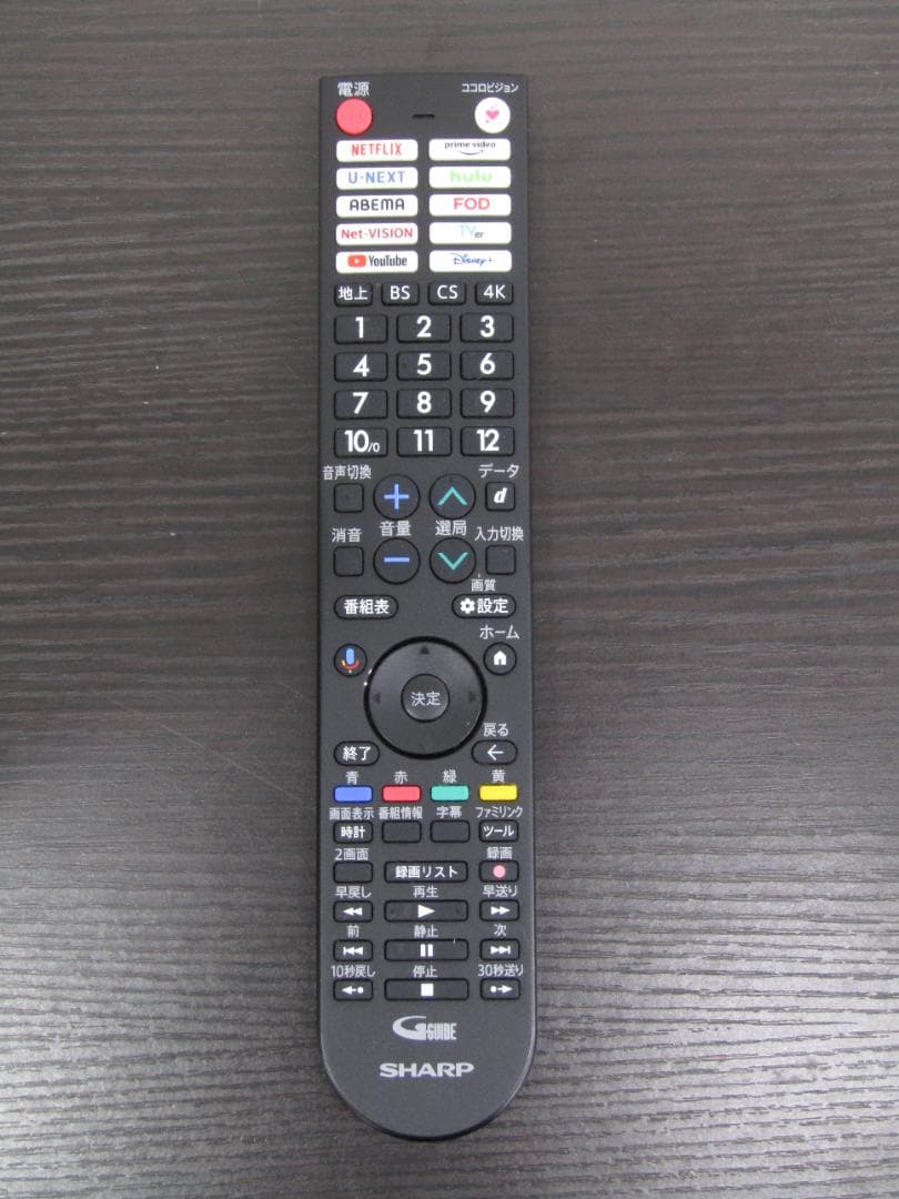 シャープ 4K液晶テレビ XLED AQUOS 4T-C43GP2 2024年製