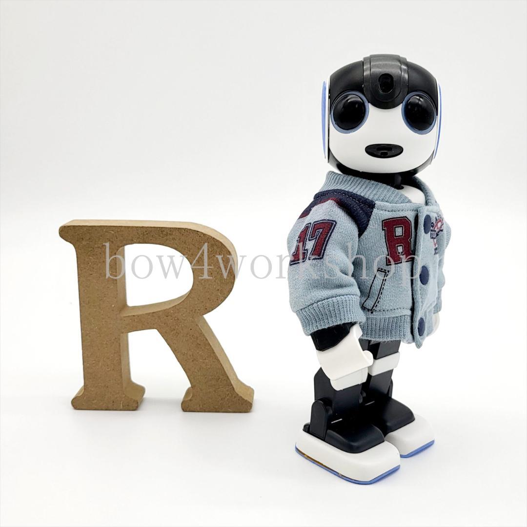 ロボホン RoBoHoN ロボホンの服ハンドメイド プリントスタジャン ブルー