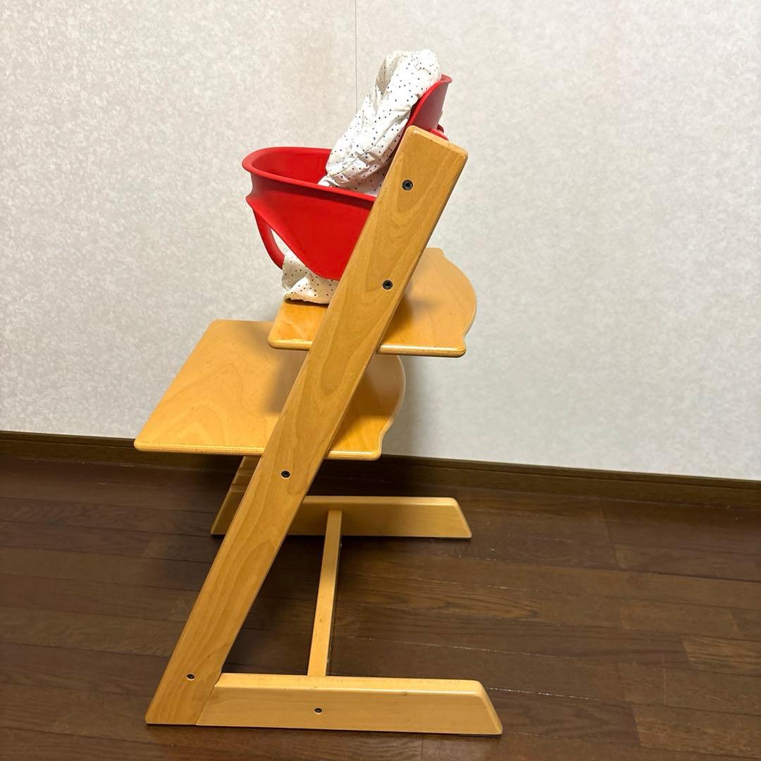 【美品】ストッケ トリップトラップ シリアル６ ベビーセット付き