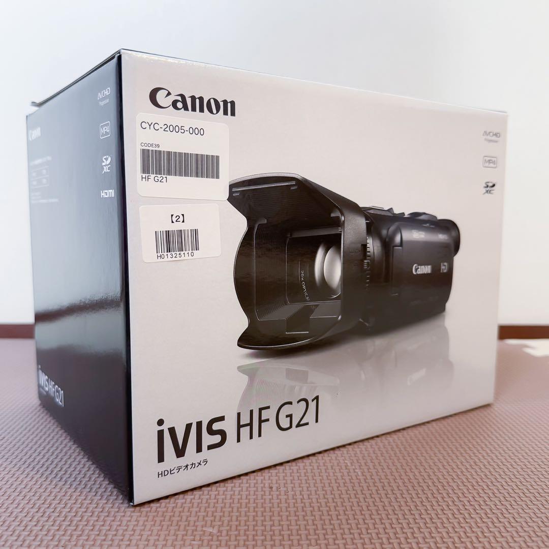 Canon iVIS HF G21 本体 元箱・SDカード付