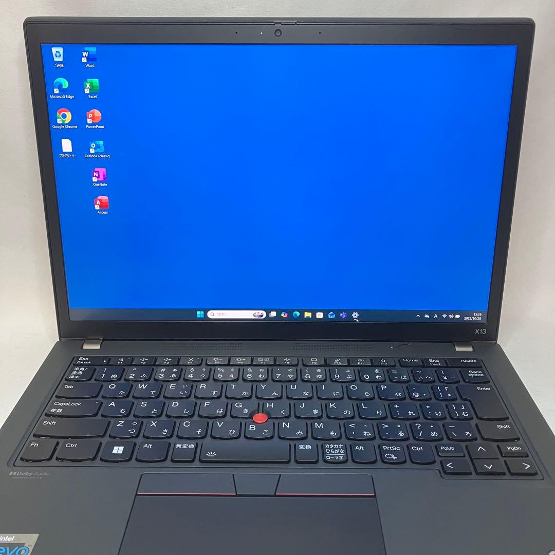 美品 ThinkPad X13 11世代 i5 16GB 256GB WUXGA