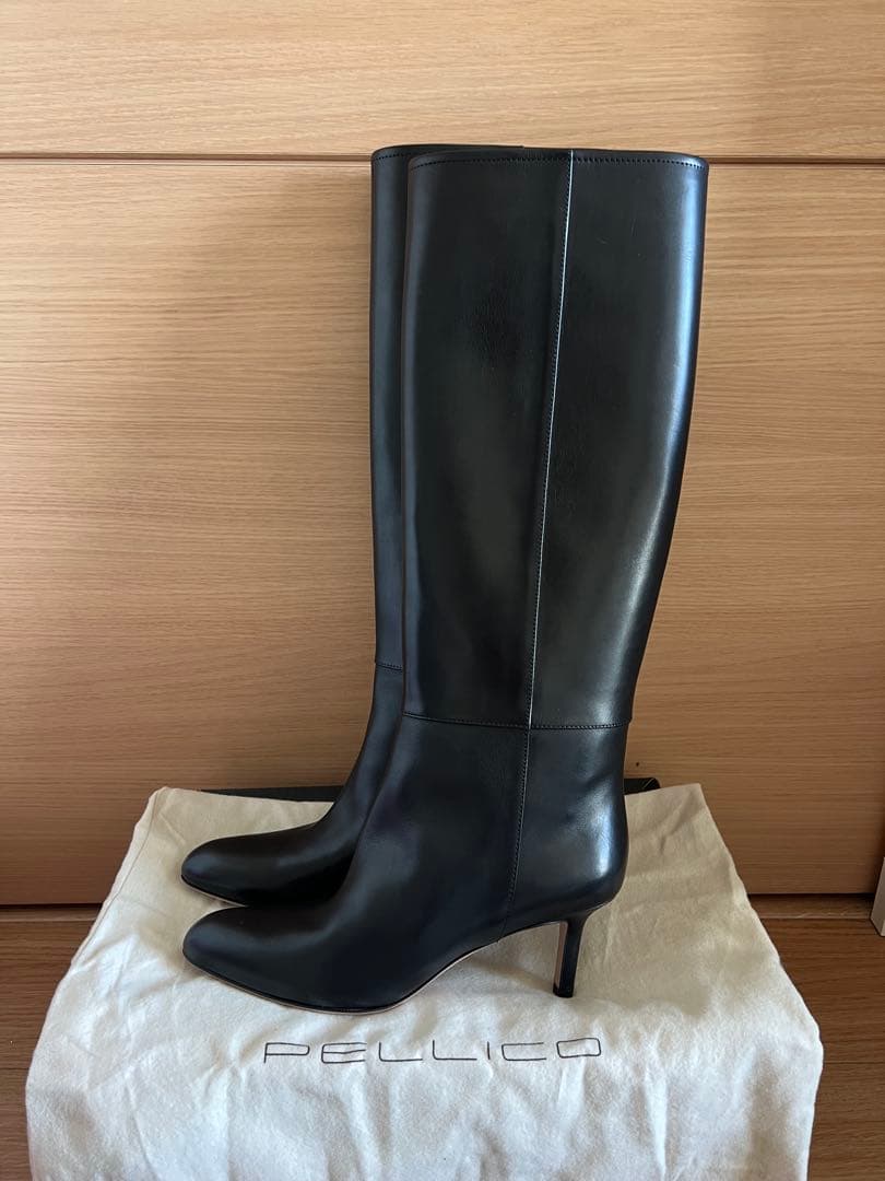 PELLICO / ALMOND TOE LONG BOOTS ¥94,600