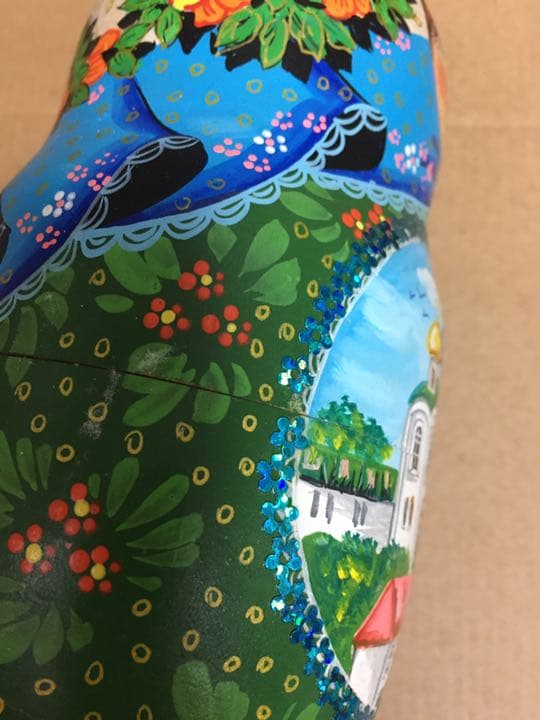 マトリョーシカ　アーティスト作品　難あり　20年以上前のもの