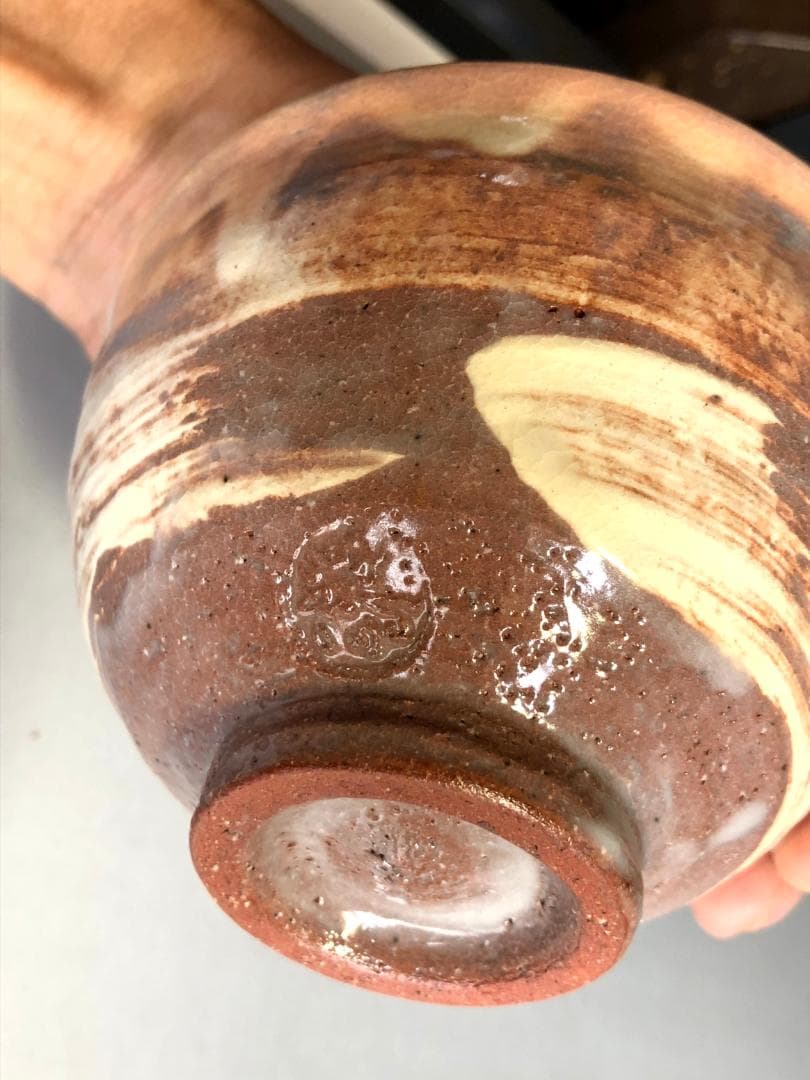 茶箱■お茶道具セット 利休茶箱 京焼 刷毛目茶碗 朱塗り棗 8点 時代物 骨董■