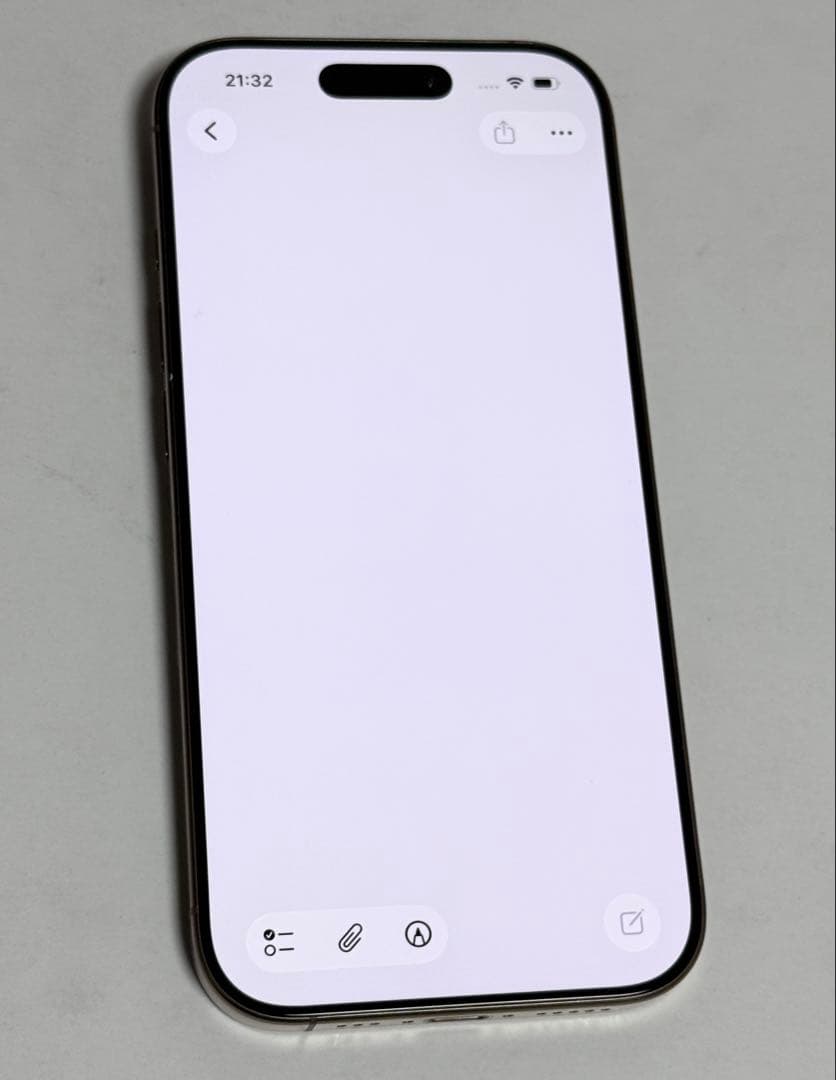 美品　バッテリー最大容量92%　iPhone 16 Pro 256GB デザート