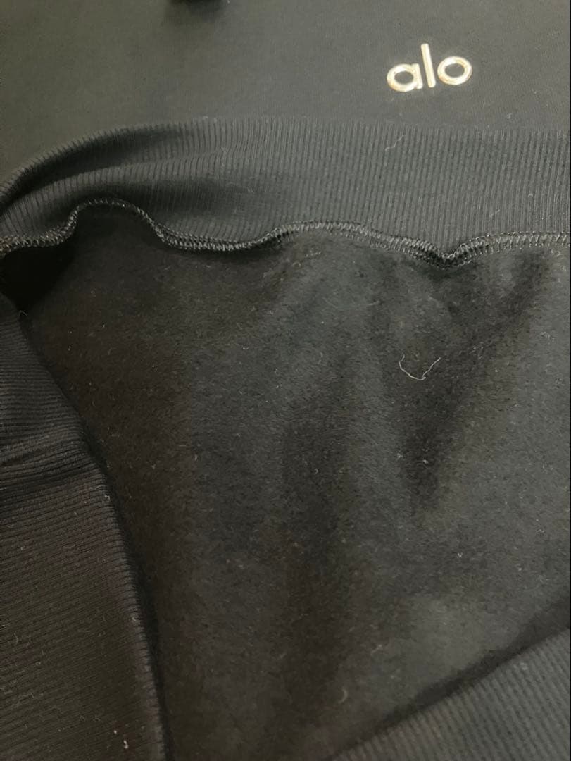 alo 黒 スウェット トレーナー新品タグ付