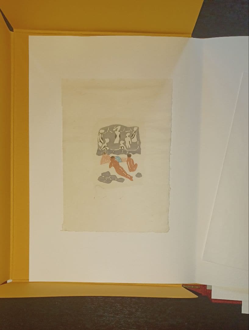 【美品・限定版】芹沢銈介『あのひと』 型染筆彩四葉　多色刷四十葉