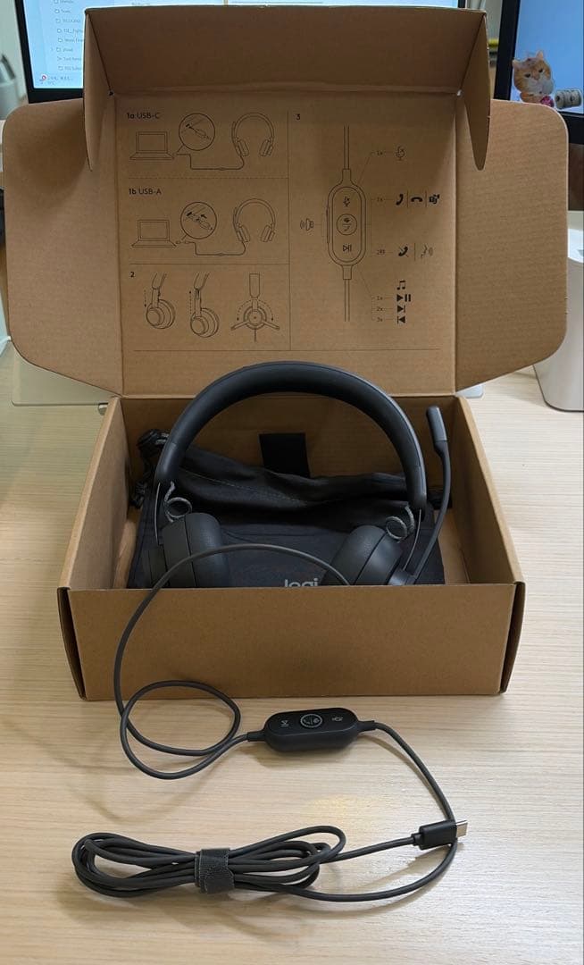 LOGICOOL ZONE WIRED ヘッドセット